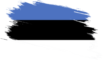 Estlands flagga med grunge textur png