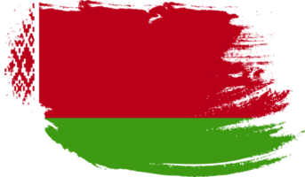 Belarus flag with grunge texture png