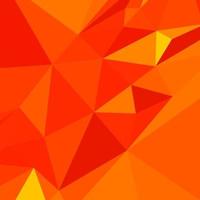 Carrot Orange Abstract Low Polygon Background vector