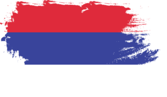 drapeau de la republika srpska avec texture grunge png