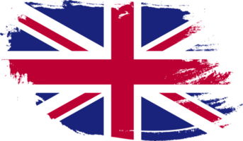 drapeau du royaume uni avec texture grunge png