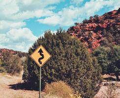 Road Signs on Road photo