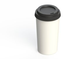 Paper cup for drinks with no background. png