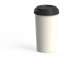 Paper cup for drinks with no background. png