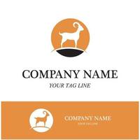 Goat Logo Template vector icon