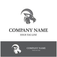 Goat Logo Template vector icon