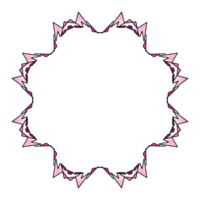 The Christmas Mandala Frame Decoration png