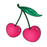 The red cherry png