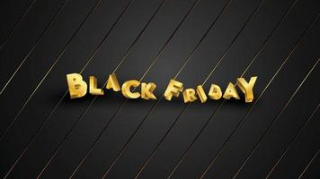 Black friday background layout background black and gold vector