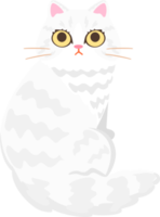 desenho de gato fofo png