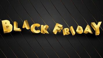 Black friday background layout background black and gold vector