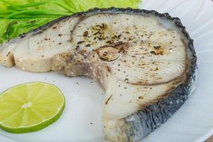 Grilled shark steak photo