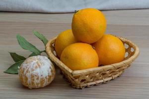 Tangerines in the bowl photo