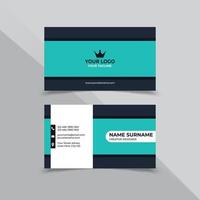 Creative Business card design template vector