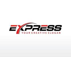 Fast Express Delivery Logo Vector. Simple Express logo Template Design vector