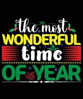 The Best Holidays Quotes T Shirt Design vector