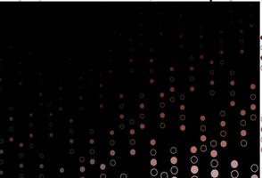 Dark Red vector backdrop with dots.