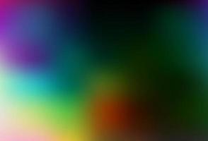 Dark Multicolor, Rainbow vector bokeh template.