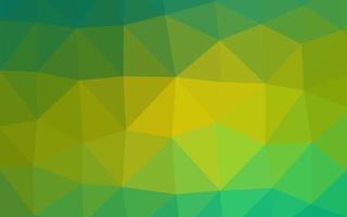 Light Green, Yellow vector polygon abstract background.