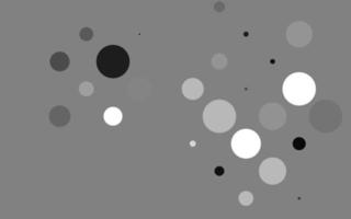 textura de vector gris plateado claro con discos.