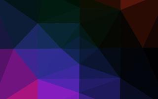 Dark Multicolor, Rainbow vector abstract polygonal texture.