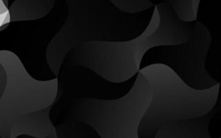 Dark Silver, Gray vector background with abstract lines.