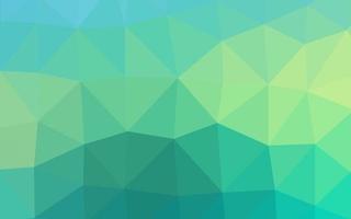 Light Green, Yellow vector polygon abstract backdrop.