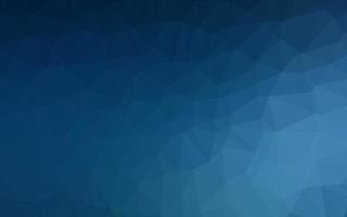 Dark BLUE vector triangle mosaic texture.