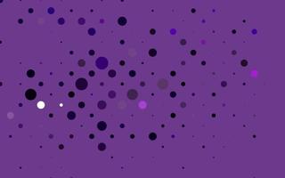 Light Purple vector background with bubbles.