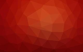 Light Red vector triangle mosaic template.