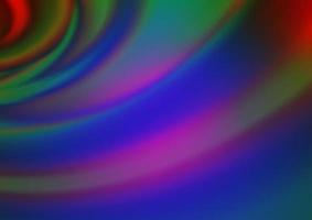 Dark Multicolor, Rainbow vector blurred shine abstract pattern.