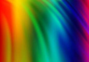 Light Multicolor, Rainbow vector template with bent lines.