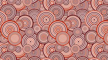 Overlapping Concentric Circles Background Pattern vector