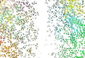 Light Multicolor, Rainbow vector template with memphis shapes.