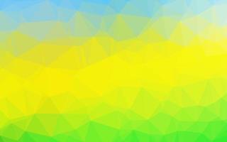 patrón de mosaico abstracto vector azul claro, amarillo.