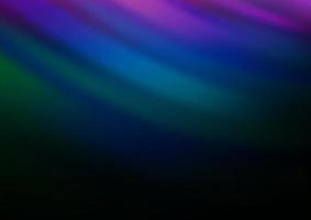 Dark Multicolor, Rainbow vector blurred shine abstract pattern.