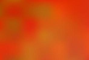 Light Orange vector blurred shine abstract pattern.