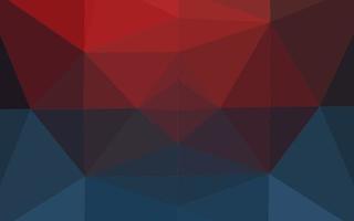 Dark Blue, Red vector abstract polygonal layout.