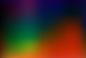 Dark Multicolor, Rainbow vector blurred bright background.