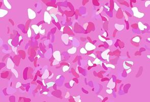 Light pink vector backdrop with abstract shapes.