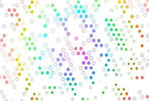Light Multicolor, Rainbow vector template with circles.