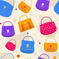 Bags Seamless Background vector