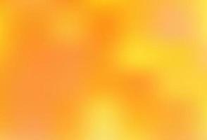 Light Orange vector glossy bokeh pattern.