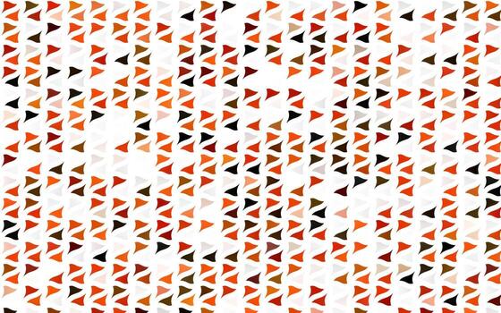 diseño de vector rojo claro con líneas, triángulos.