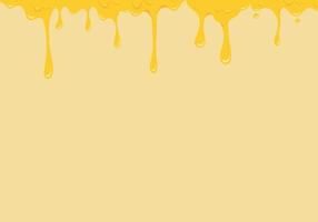 Melting cheese banner background template with copy space vector