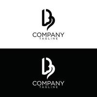 diseño de logotipo b creativo y plantillas vectoriales premium vector