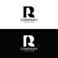 r logo design and premium vector templates