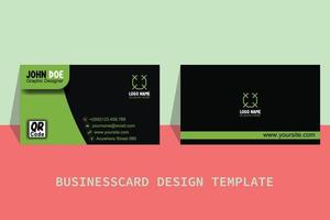 Business Card Template Free Vector