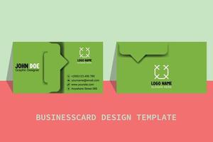 Business Card Template Free Vector