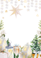 Watercolor christmas clipart png